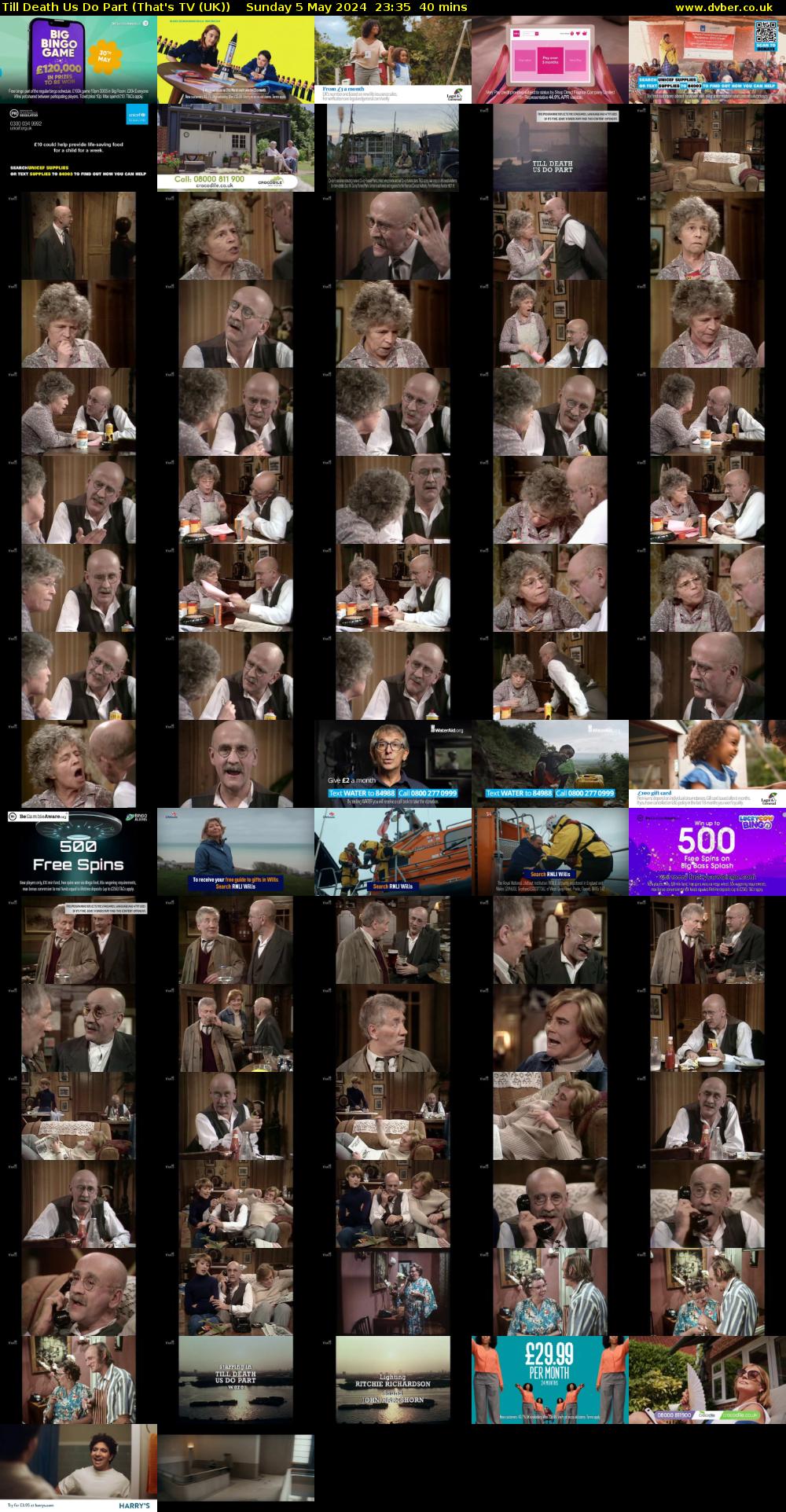 Till Death Us Do Part (That's TV (UK)) Sunday 5 May 2024 23:35 - 00:15