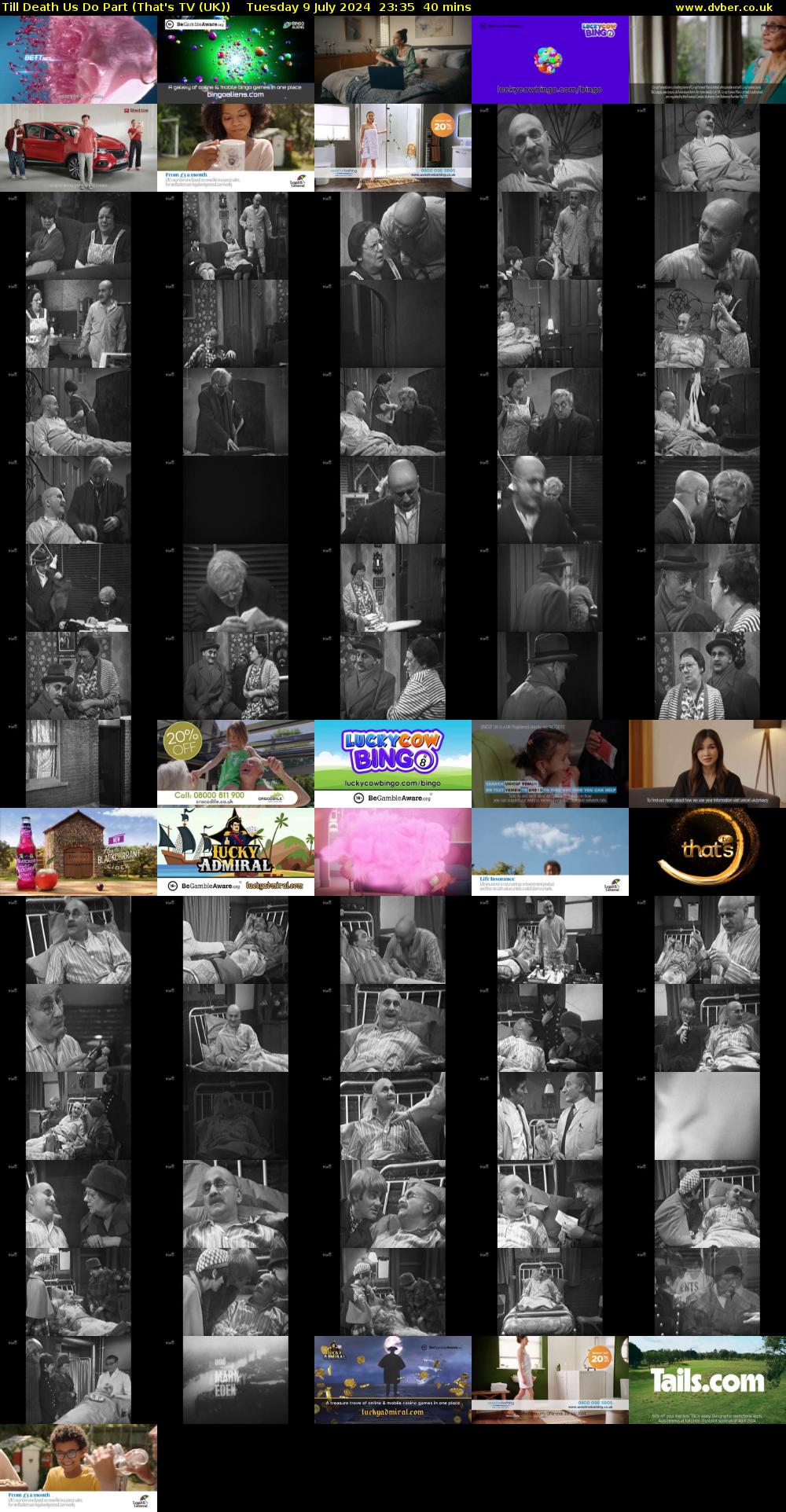 Till Death Us Do Part (That's TV (UK)) Tuesday 9 July 2024 23:35 - 00:15