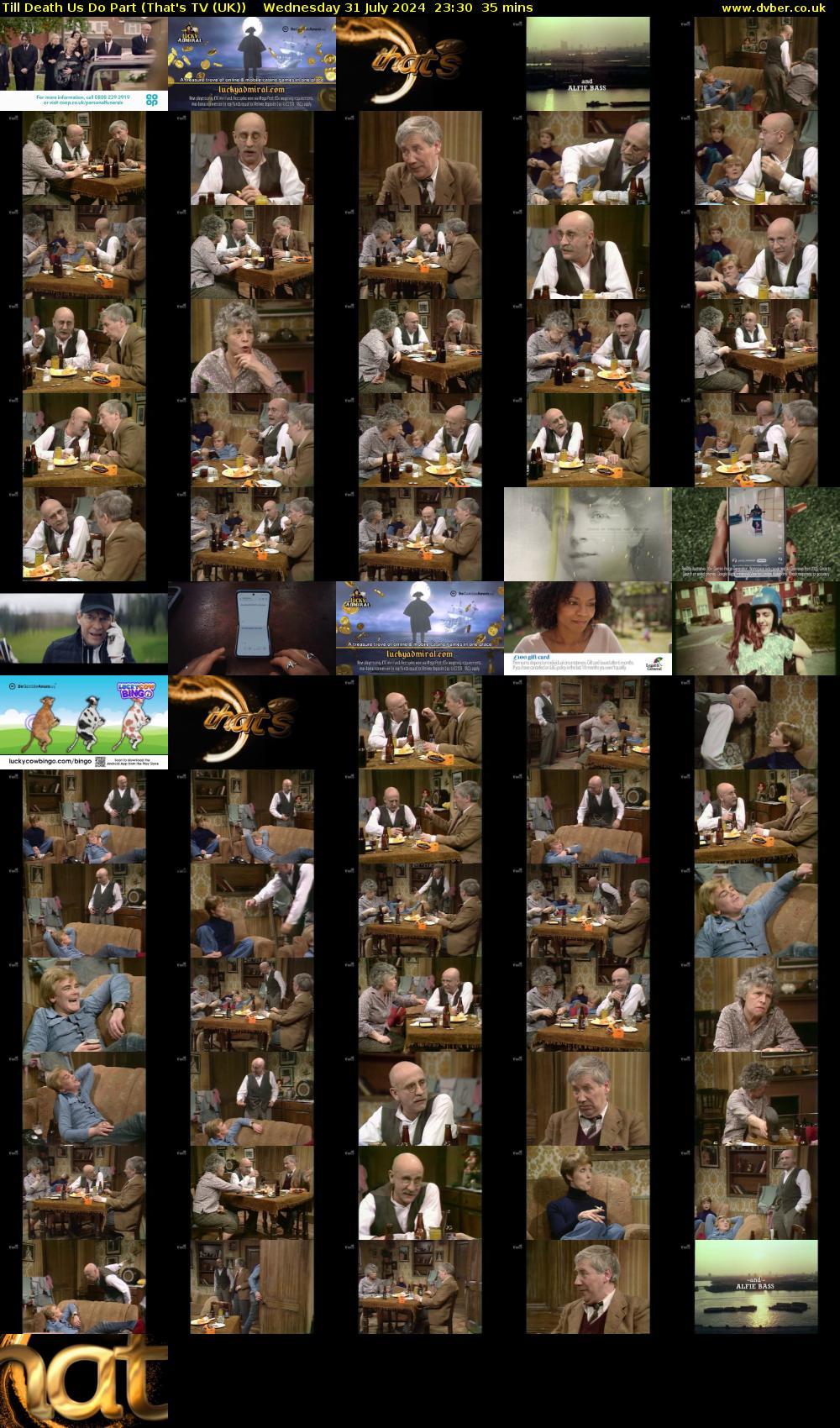 Till Death Us Do Part (That's TV (UK)) Wednesday 31 July 2024 23:30 - 00:05