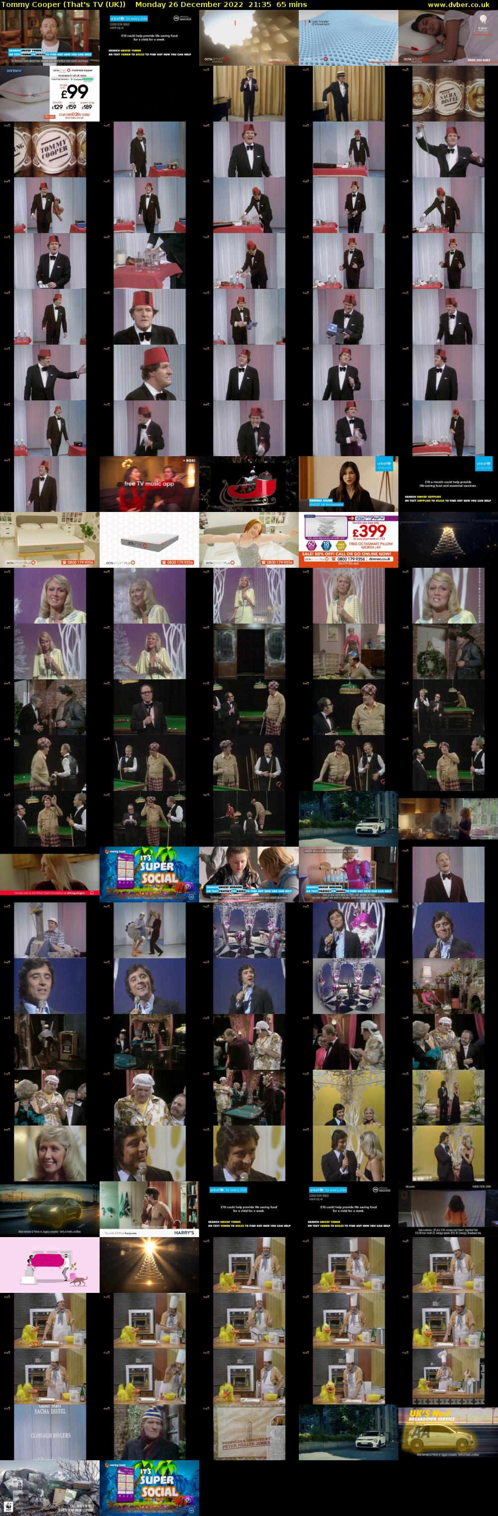 Tommy Cooper (That's TV (UK)) Monday 26 December 2022 21:35 - 22:40