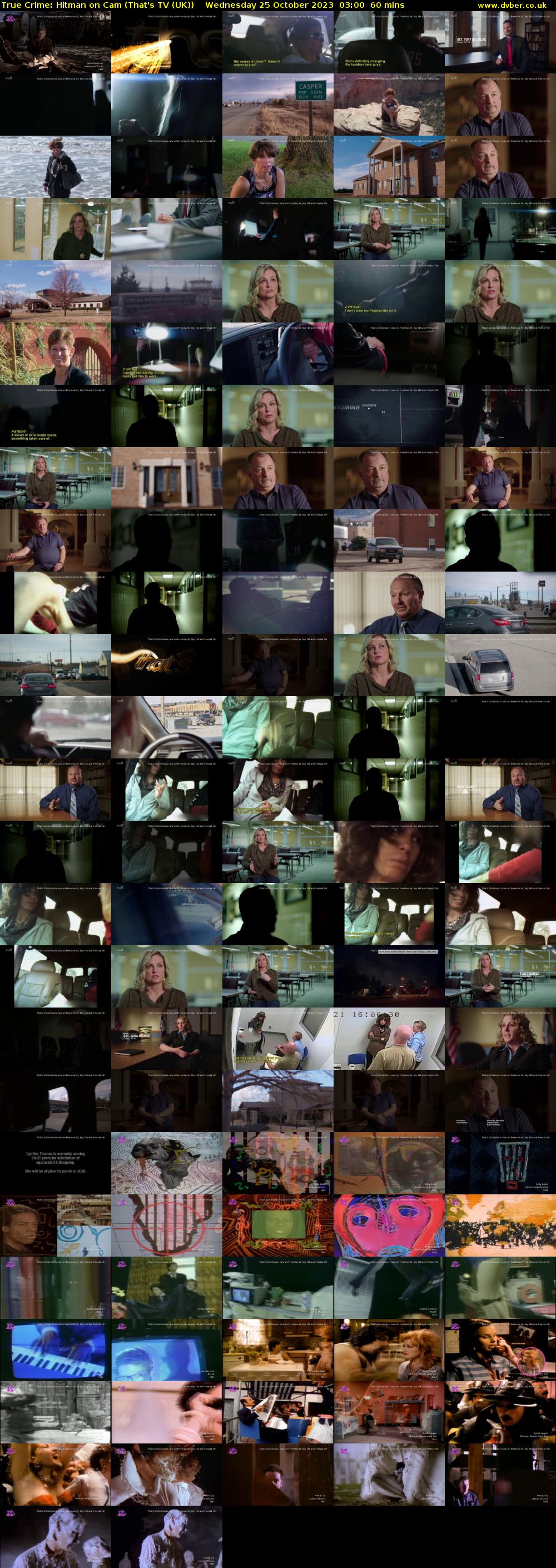 True Crime: Hitman on Cam (That's TV (UK)) Wednesday 25 October 2023 03:00 - 04:00