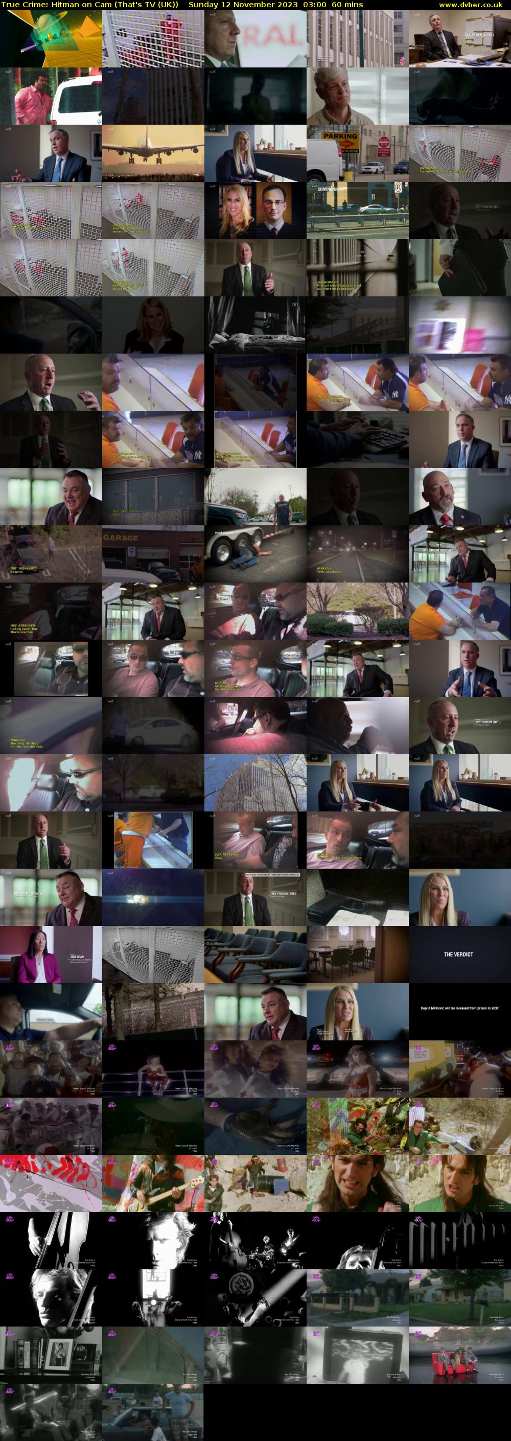 True Crime: Hitman on Cam (That's TV (UK)) Sunday 12 November 2023 03:00 - 04:00