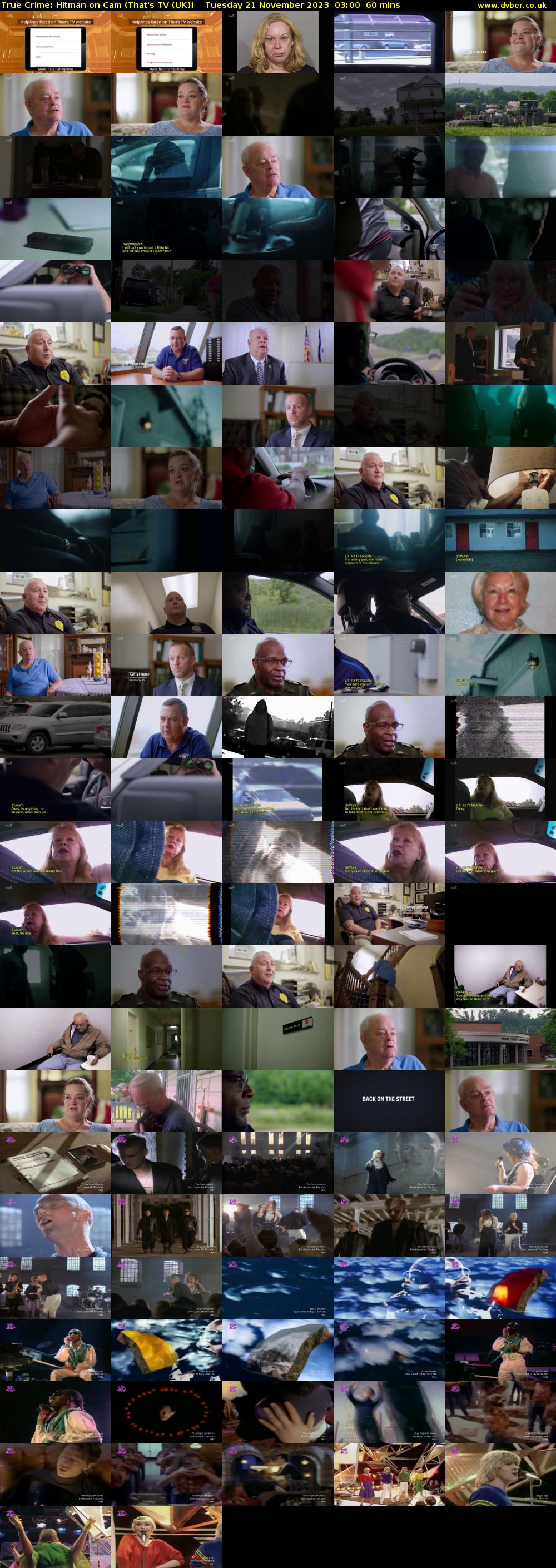 True Crime: Hitman on Cam (That's TV (UK)) Tuesday 21 November 2023 03:00 - 04:00
