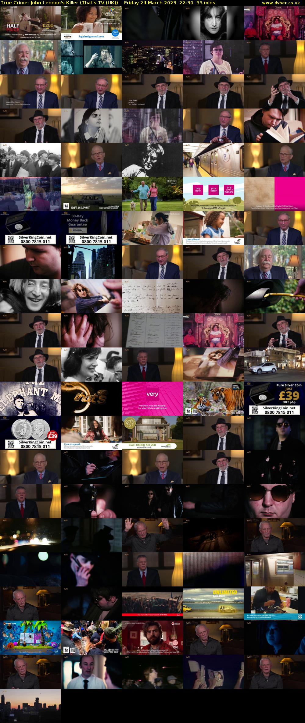 True Crime: John Lennon's Killer (That's TV (UK)) Friday 24 March 2023 22:30 - 23:25