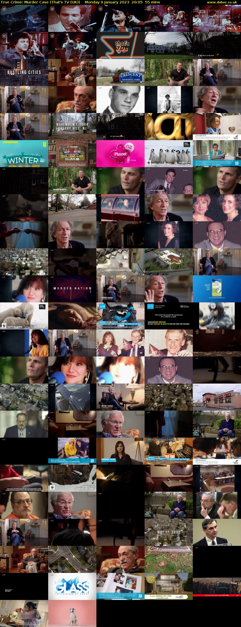 True Crime: Murder Case (That's TV (UK)) Monday 9 January 2023 20:05 - 21:00