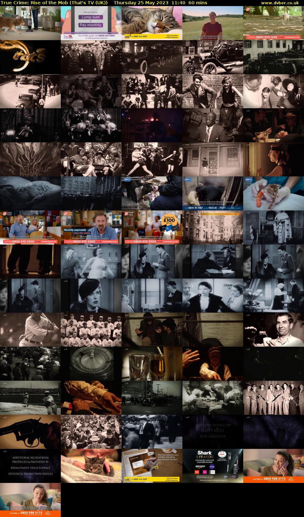 True Crime: Rise of the Mob (That's TV (UK)) Thursday 25 May 2023 11:40 - 12:40