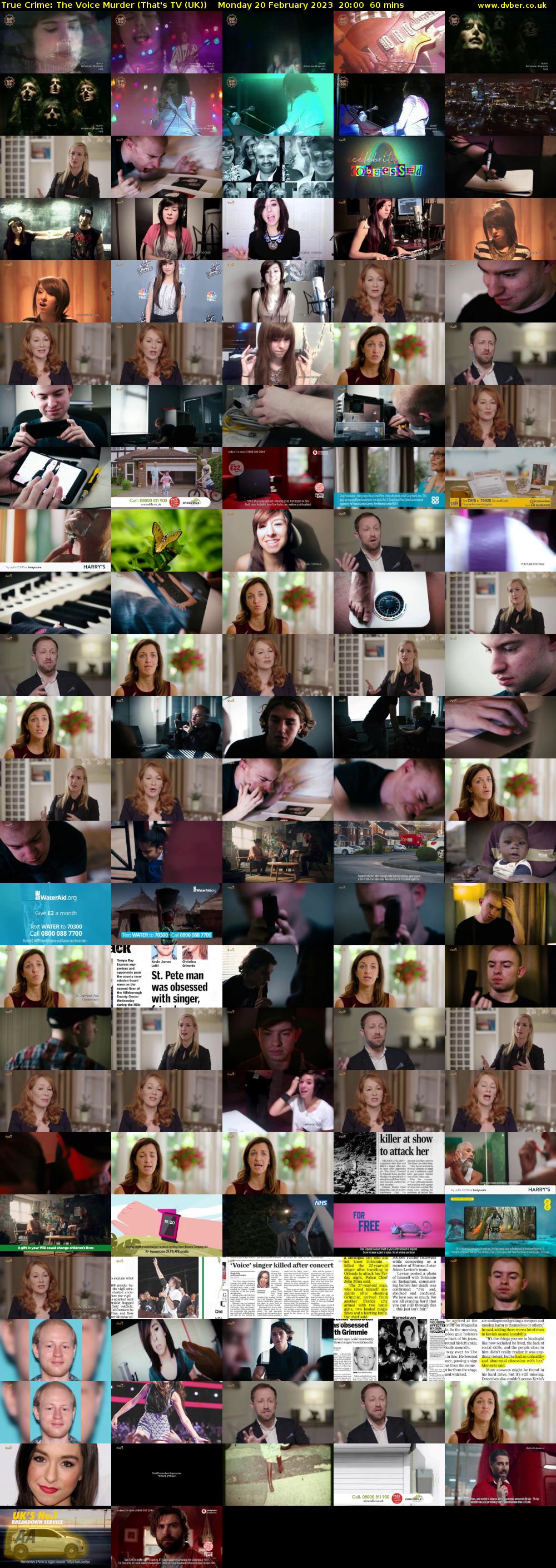 True Crime: The Voice Murder (That's TV (UK)) Monday 20 February 2023 20:00 - 21:00