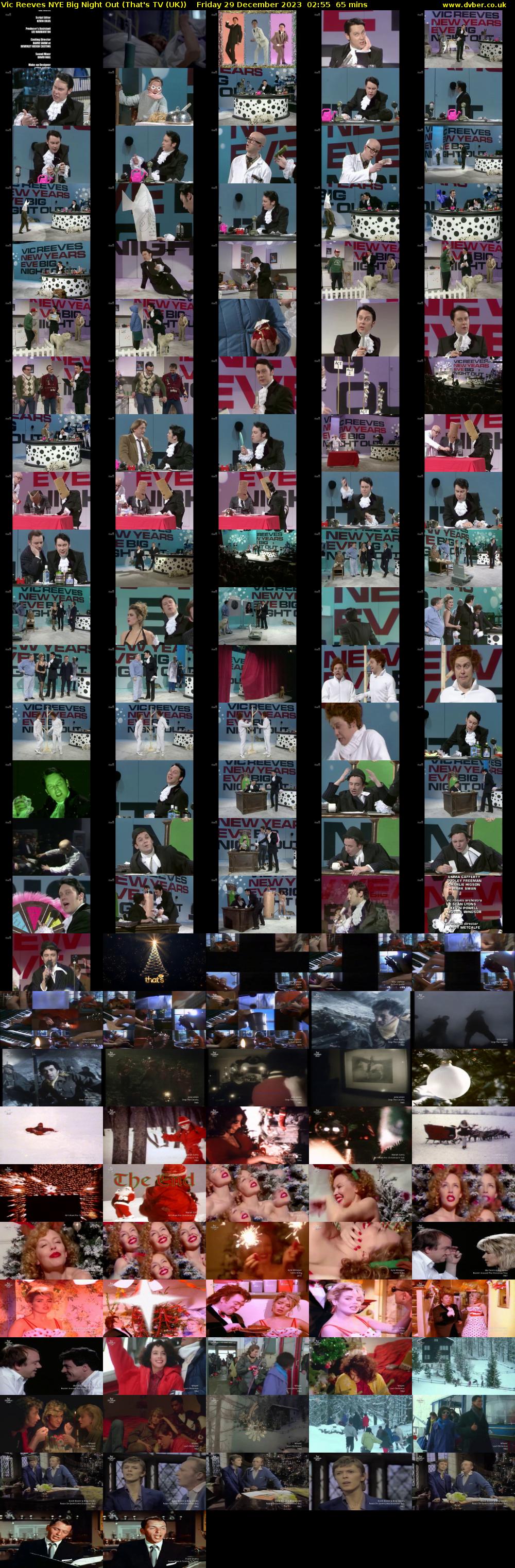 Vic Reeves NYE Big Night Out (That's TV (UK)) Friday 29 December 2023 02:55 - 04:00