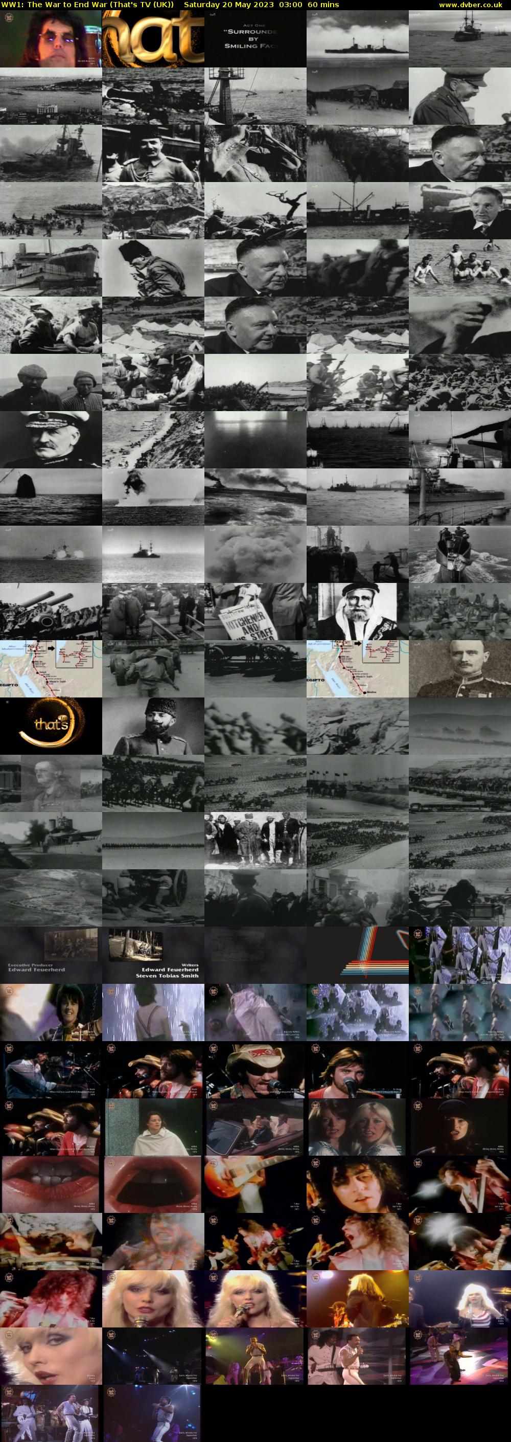 WW1: The War to End War (That's TV (UK)) Saturday 20 May 2023 03:00 - 04:00