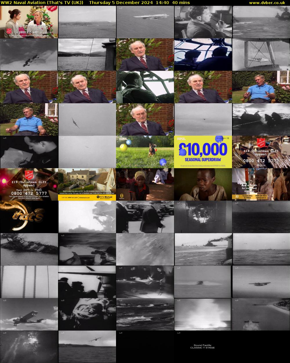 WW2 Naval Aviation (That's TV (UK)) Thursday 5 December 2024 14:40 - 15:20