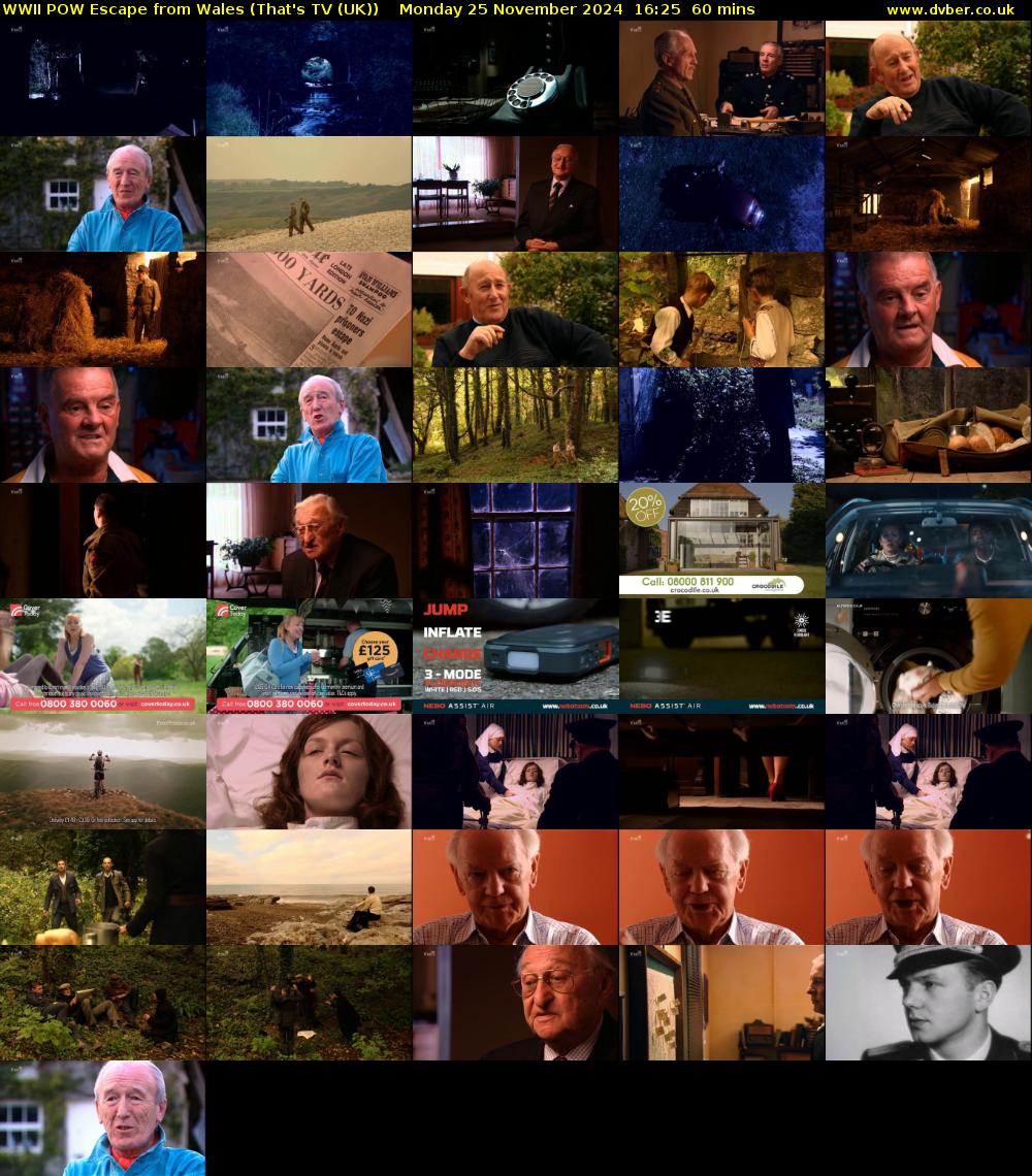 WWII POW Escape from Wales (That's TV (UK)) Monday 25 November 2024 16:25 - 17:25