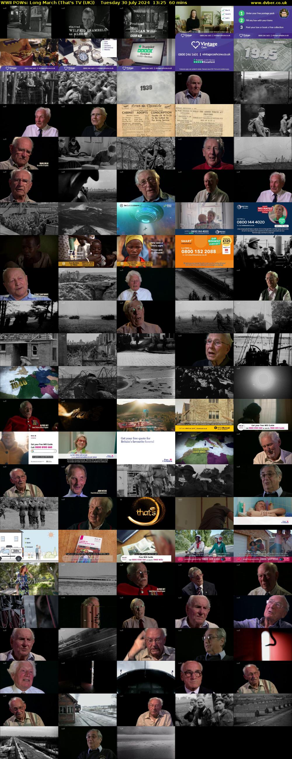 WWII POWs: Long March (That's TV (UK)) Tuesday 30 July 2024 13:25 - 14:25