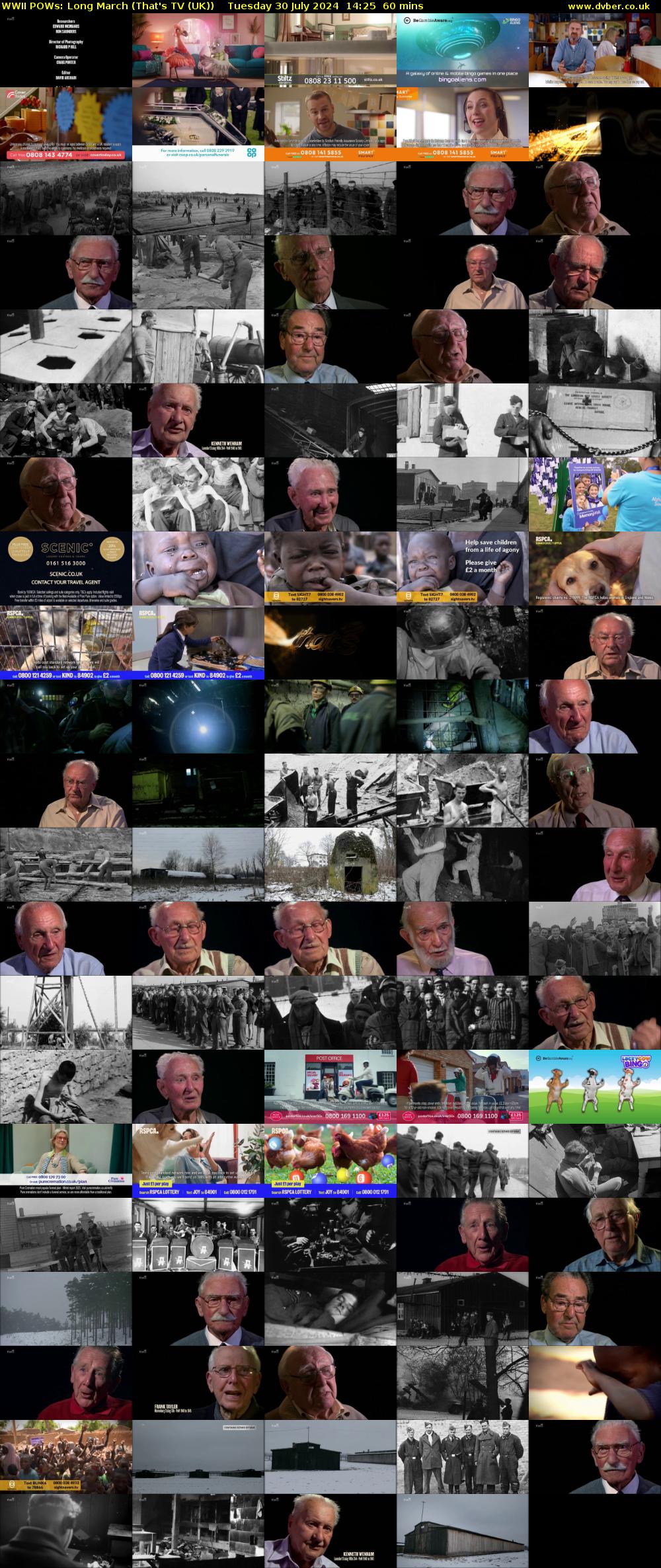 WWII POWs: Long March (That's TV (UK)) Tuesday 30 July 2024 14:25 - 15:25