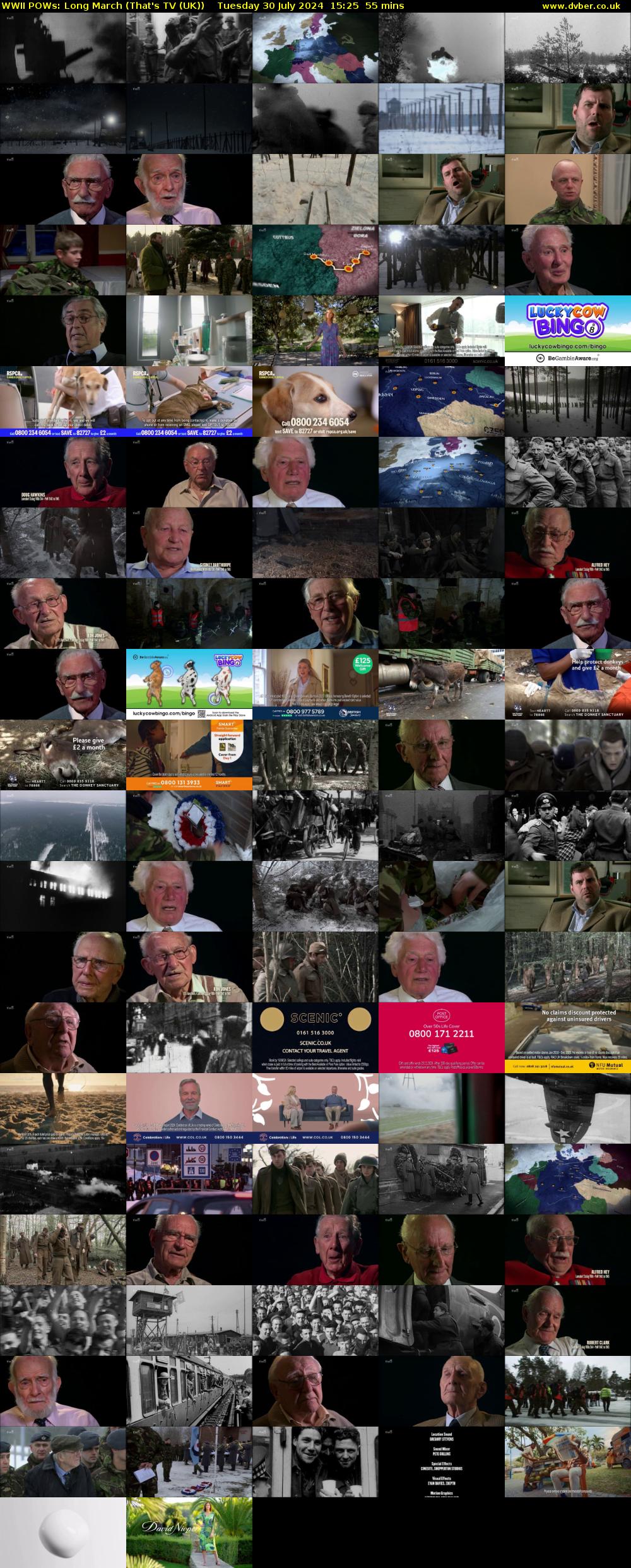 WWII POWs: Long March (That's TV (UK)) Tuesday 30 July 2024 15:25 - 16:20