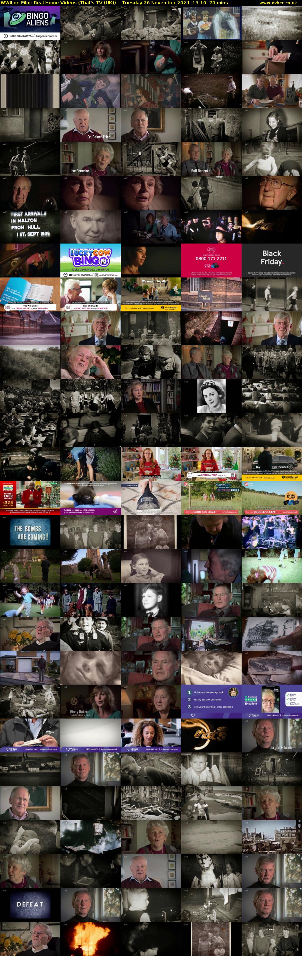 WWII on Film: Real Home Videos (That's TV (UK)) Tuesday 26 November 2024 15:10 - 16:20