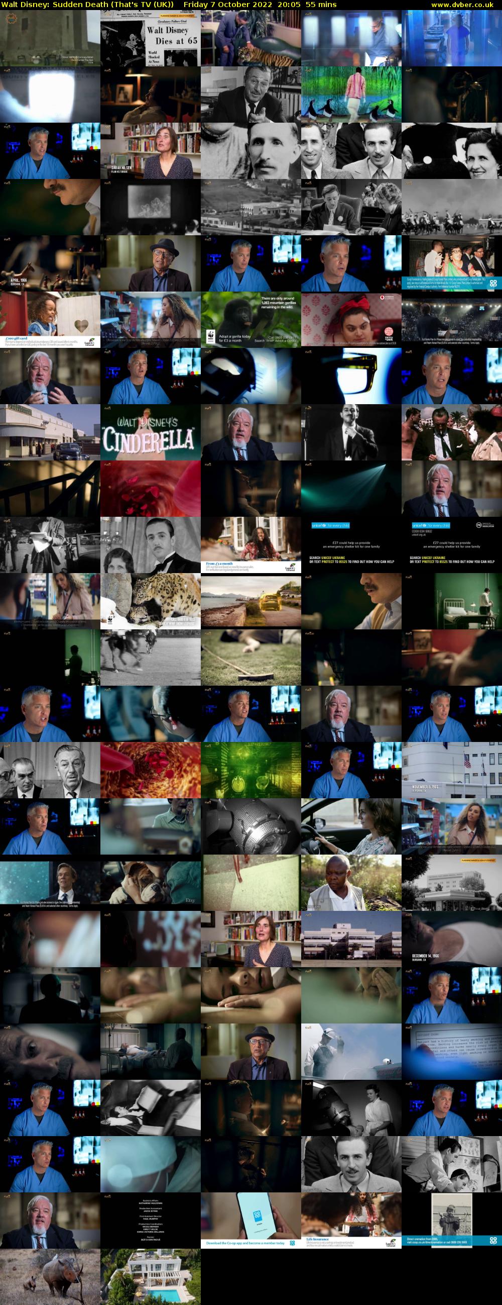 Walt Disney: Sudden Death (That's TV (UK)) Friday 7 October 2022 20:05 - 21:00