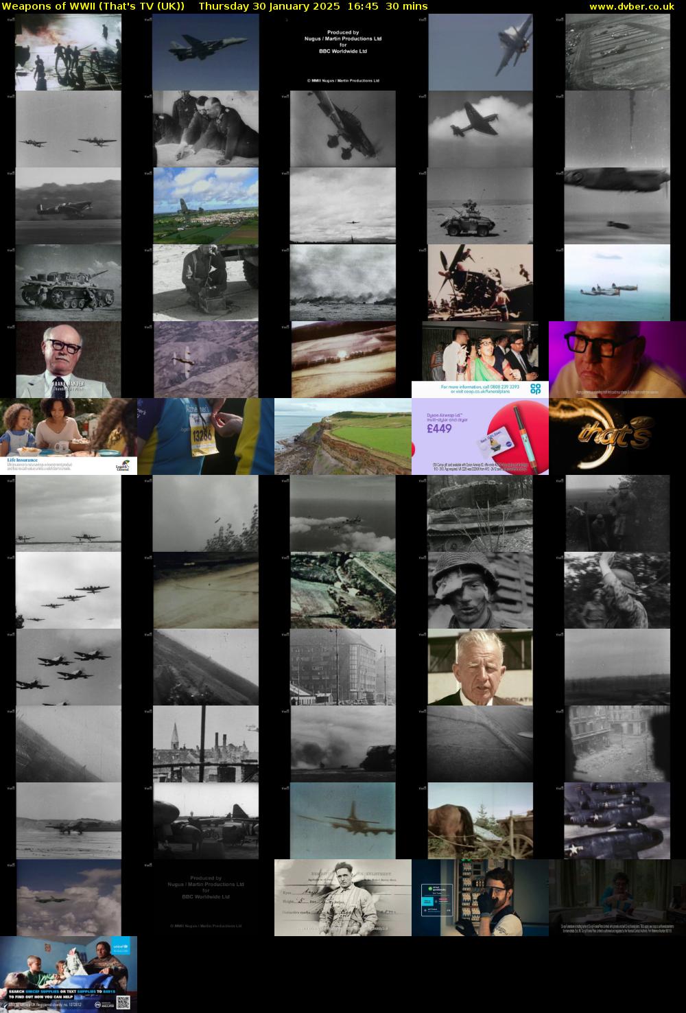 Weapons of WWII (That's TV (UK)) Thursday 30 January 2025 16:45 - 17:15