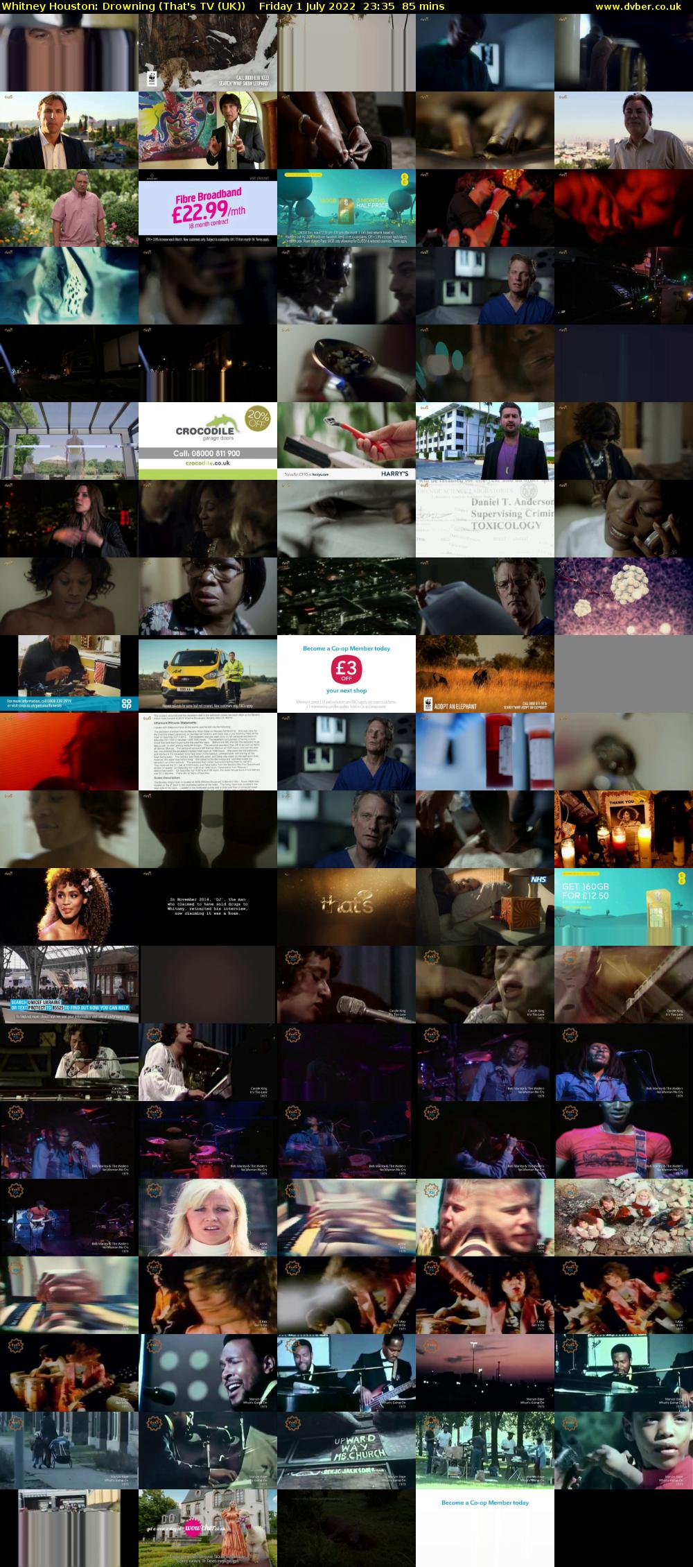Whitney Houston: Drowning (That's TV (UK)) Friday 1 July 2022 23:35 - 01:00