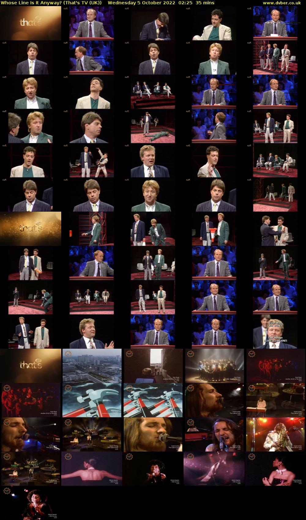 Whose Line Is It Anyway? (That's TV (UK)) Wednesday 5 October 2022 02:25 - 03:00