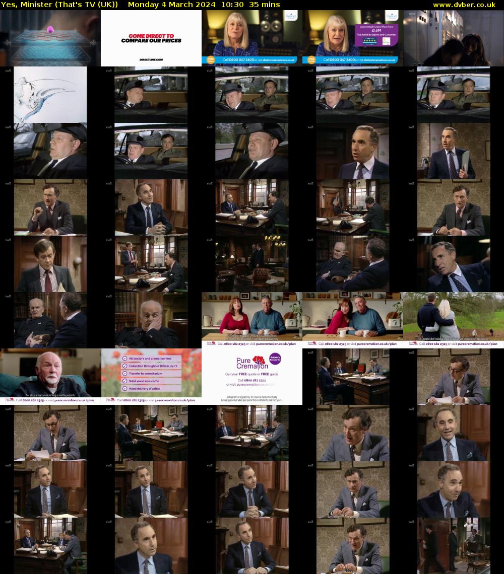 Yes, Minister (That's TV (UK)) Monday 4 March 2024 10:30 - 11:05