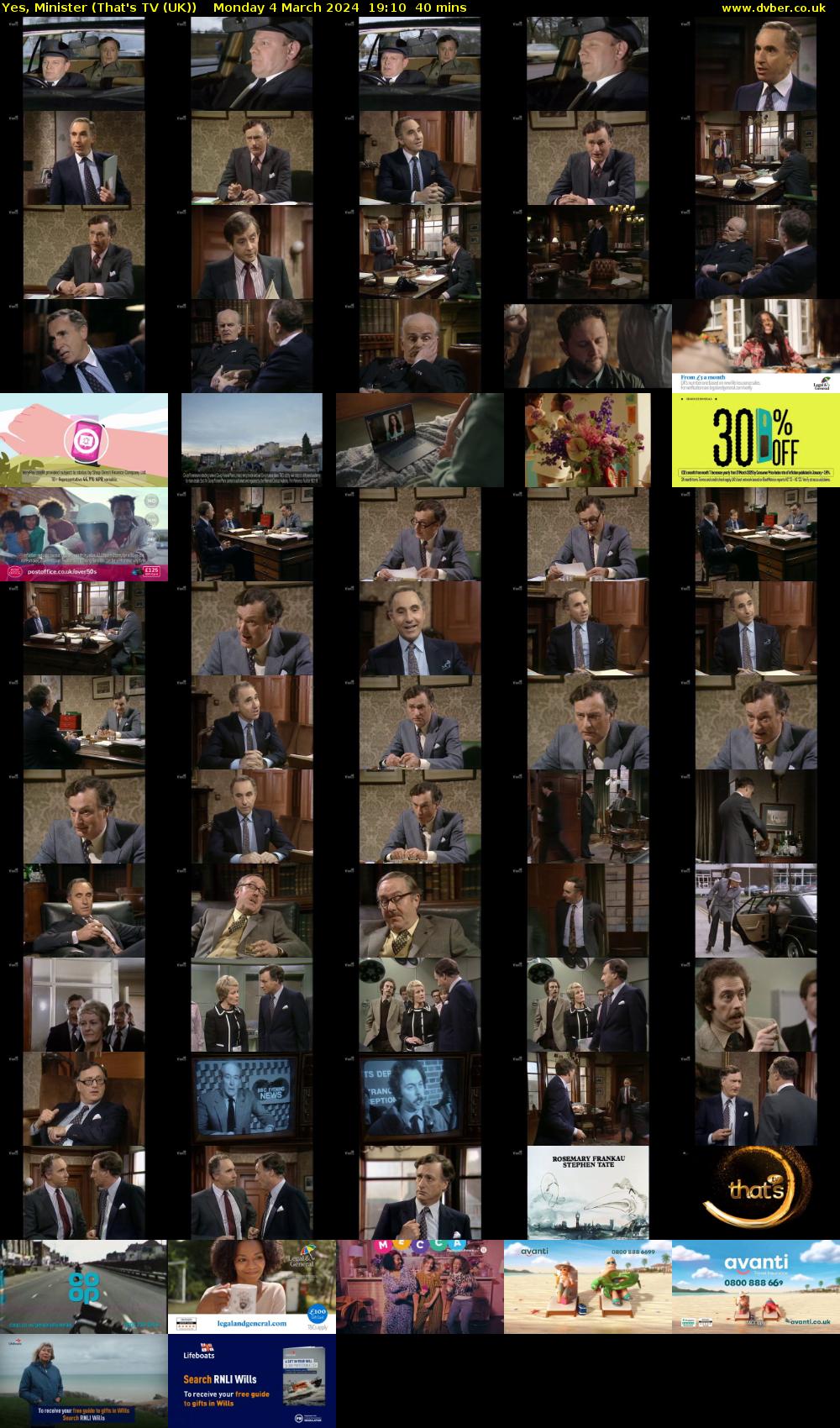 Yes, Minister (That's TV (UK)) Monday 4 March 2024 19:10 - 19:50