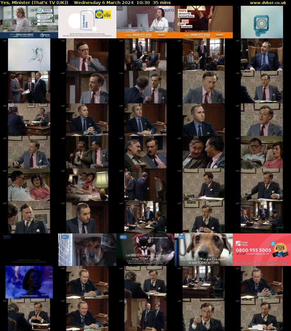Yes, Minister (That's TV (UK)) Wednesday 6 March 2024 10:30 - 11:05