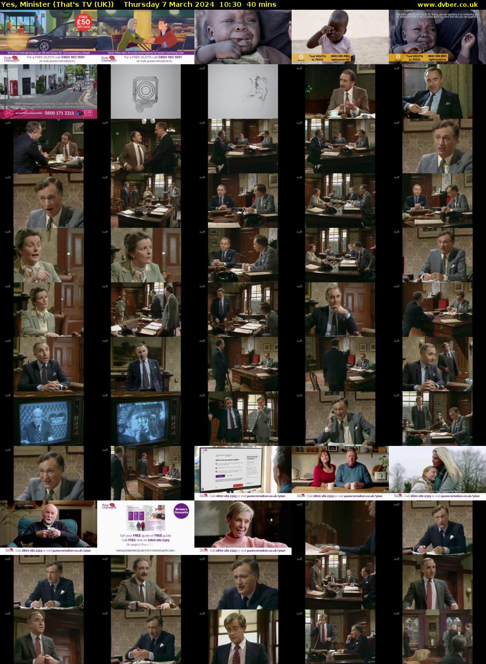Yes, Minister (That's TV (UK)) Thursday 7 March 2024 10:30 - 11:10