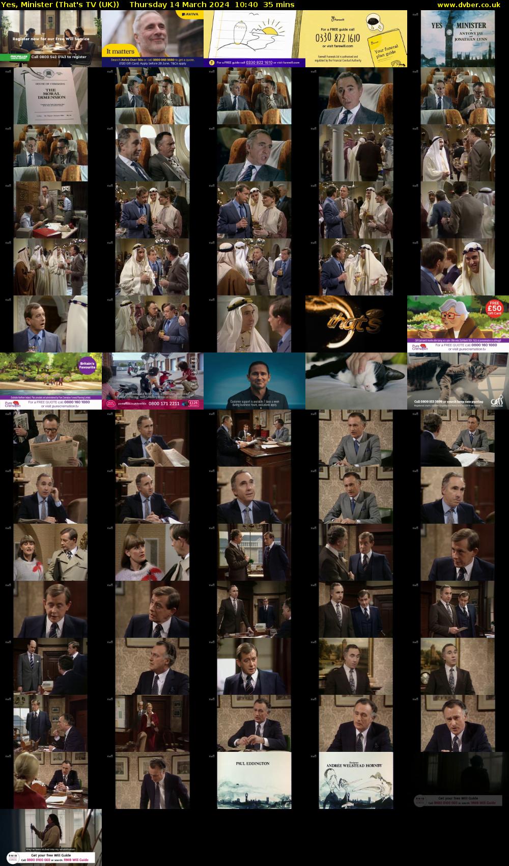 Yes, Minister (That's TV (UK)) Thursday 14 March 2024 10:40 - 11:15