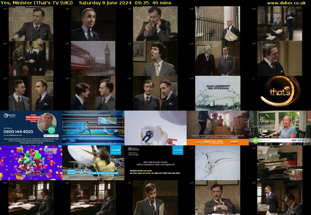 Yes, Minister (That's TV (UK)) Saturday 8 June 2024 09:35 - 10:15