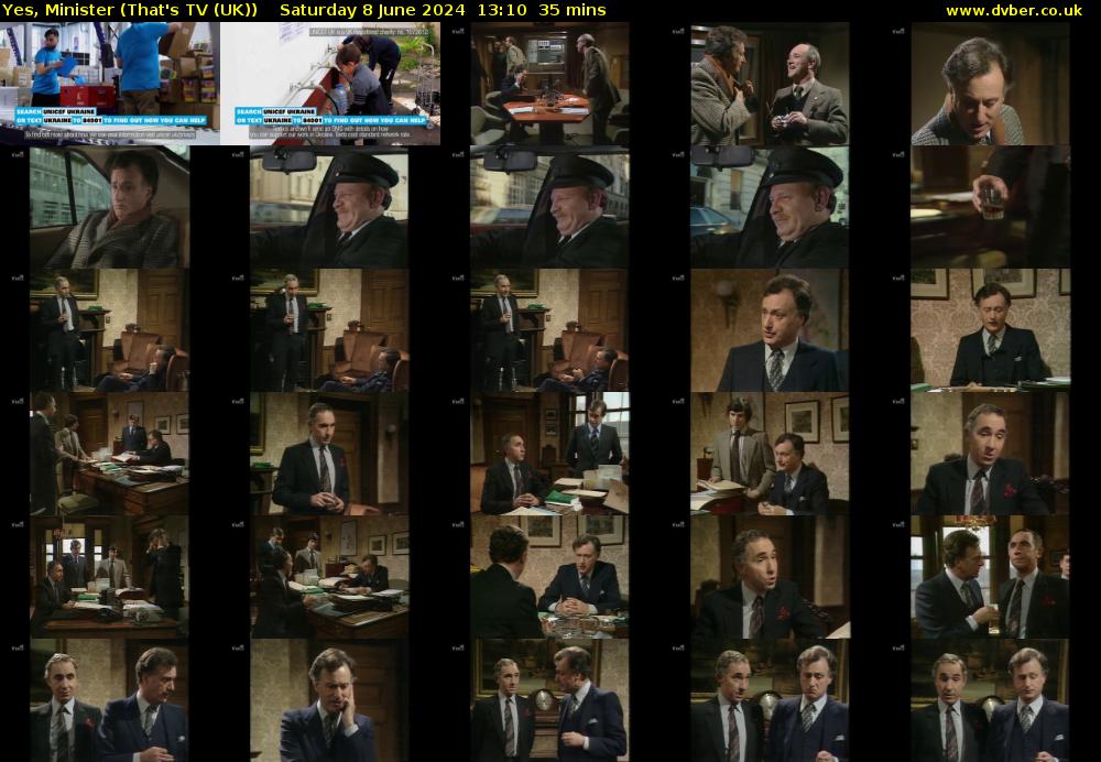 Yes, Minister (That's TV (UK)) Saturday 8 June 2024 13:10 - 13:45
