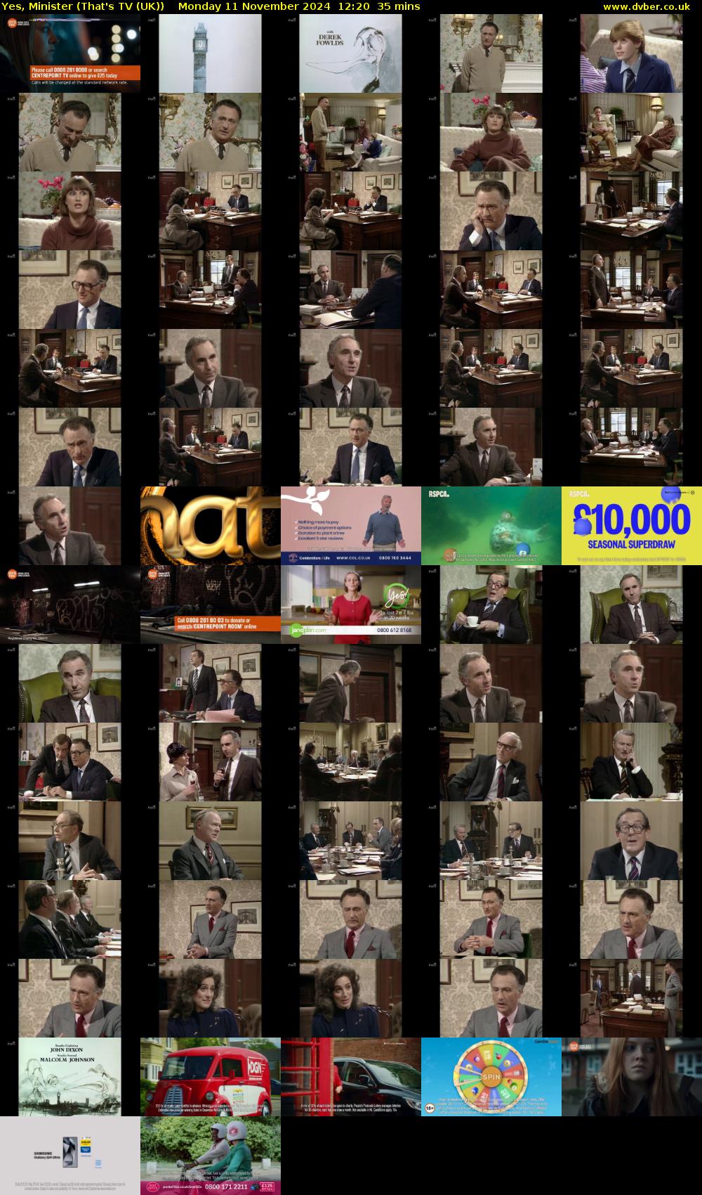 Yes, Minister (That's TV (UK)) Monday 11 November 2024 12:20 - 12:55