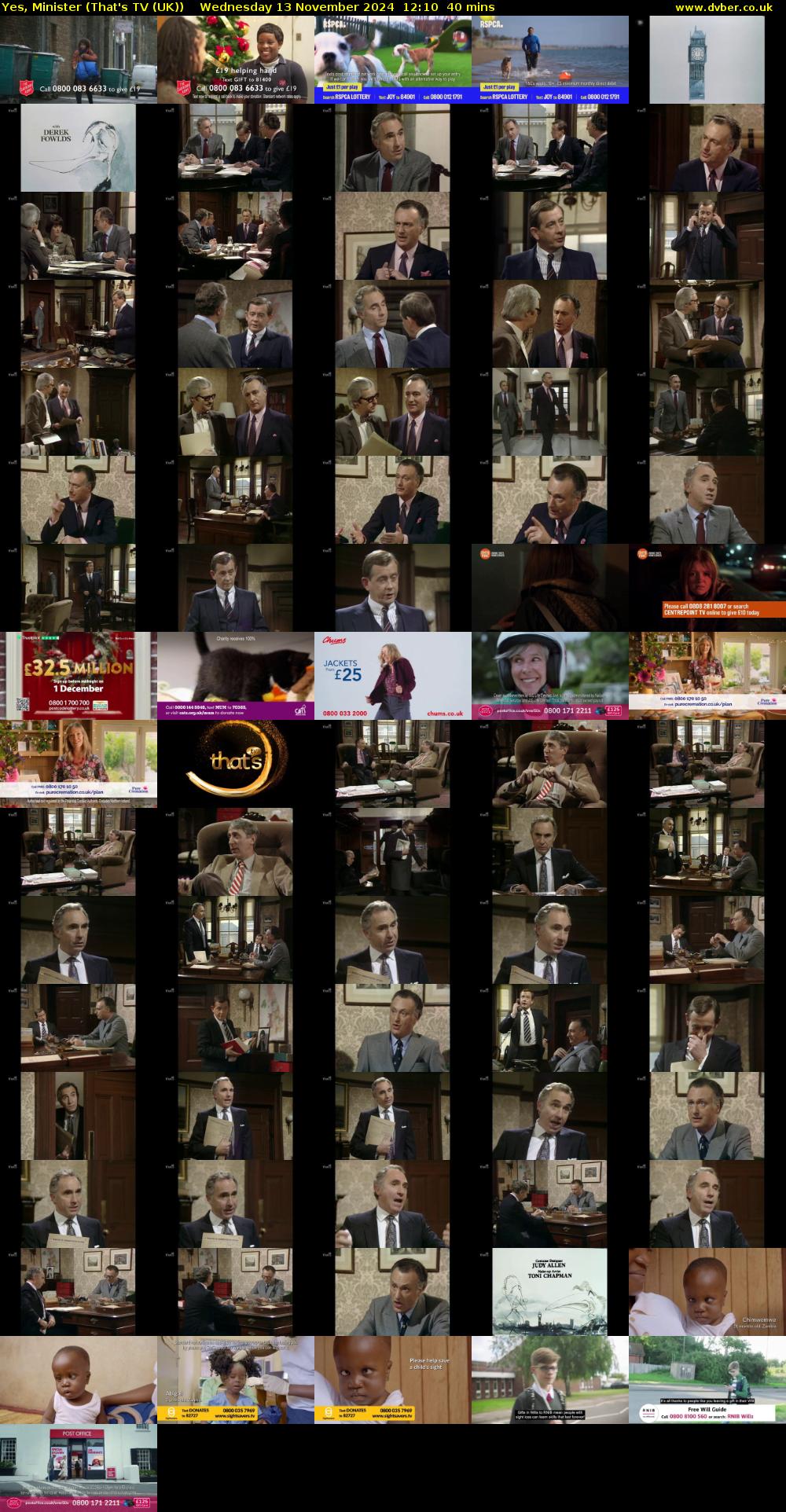 Yes, Minister (That's TV (UK)) Wednesday 13 November 2024 12:10 - 12:50