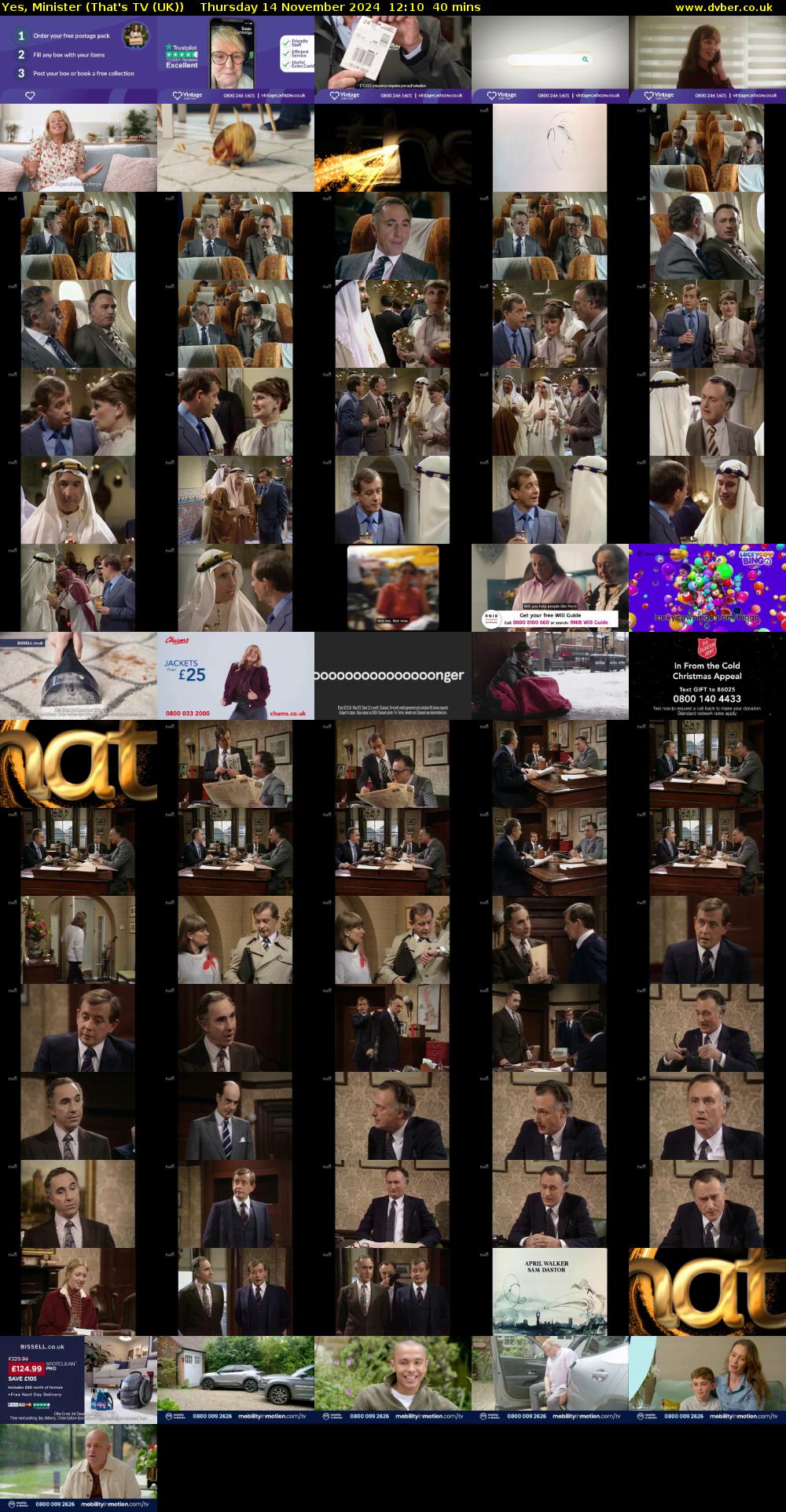 Yes, Minister (That's TV (UK)) Thursday 14 November 2024 12:10 - 12:50