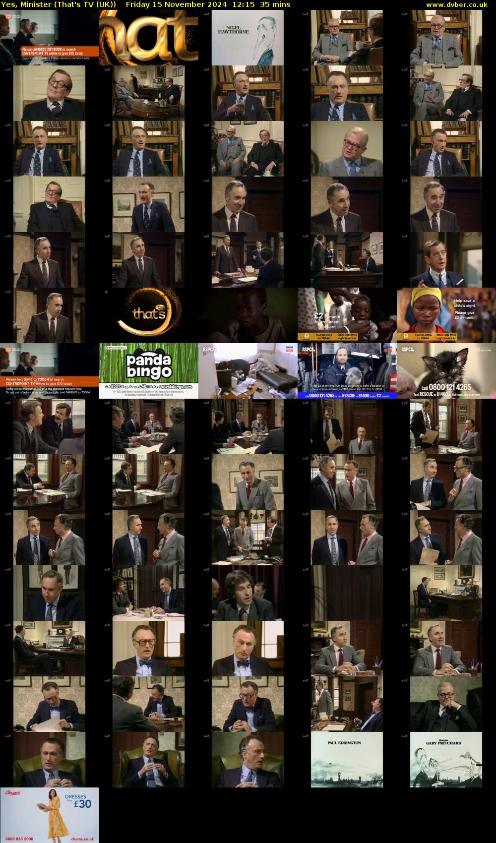 Yes, Minister (That's TV (UK)) Friday 15 November 2024 12:15 - 12:50