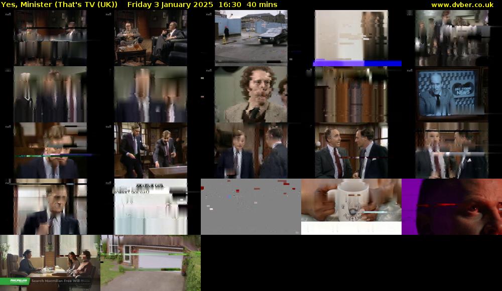 Yes, Minister (That's TV (UK)) Friday 3 January 2025 16:30 - 17:10