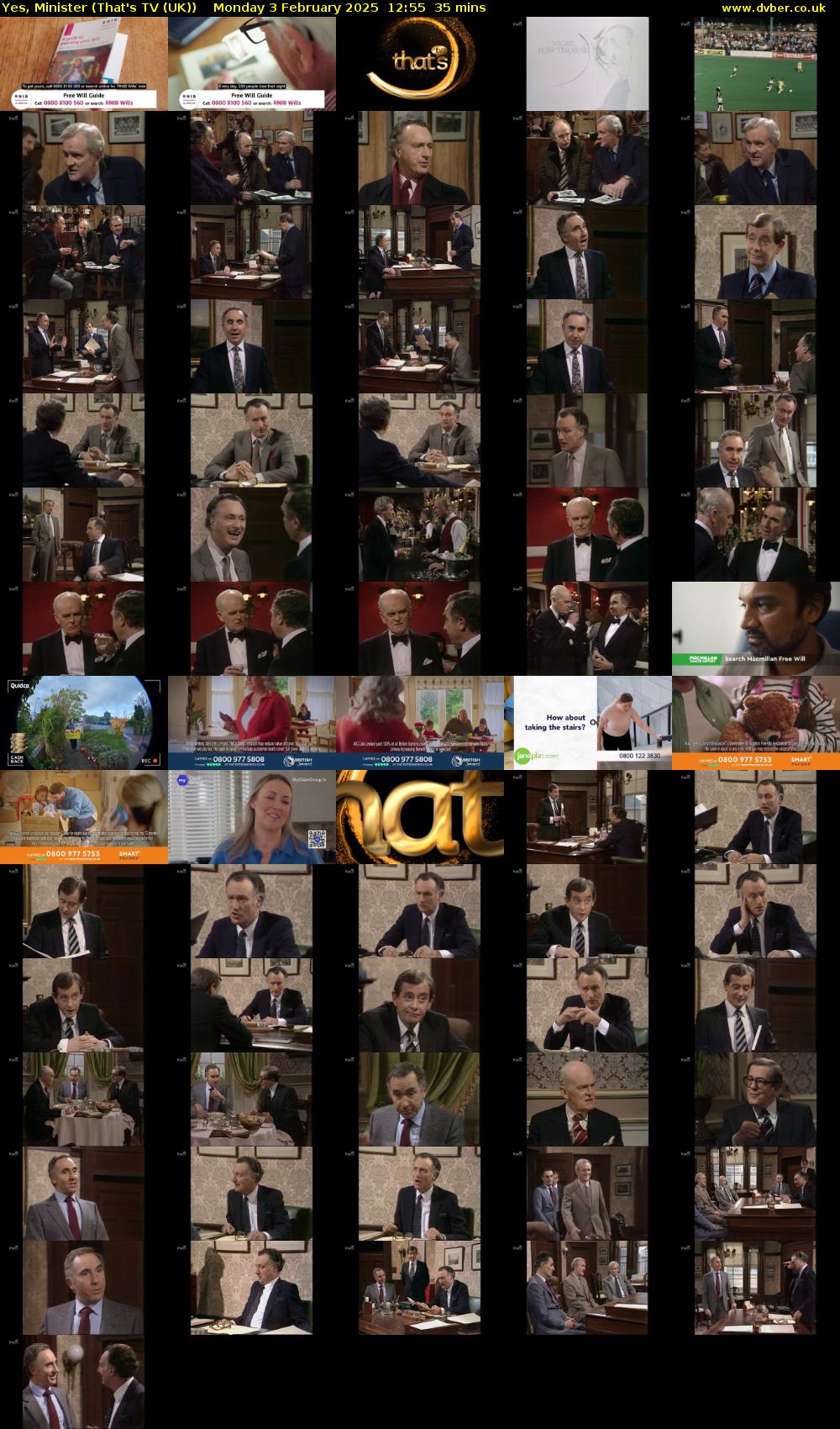 Yes, Minister (That's TV (UK)) Monday 3 February 2025 12:55 - 13:30