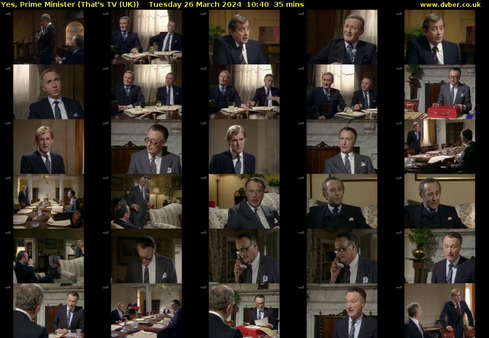 Yes, Prime Minister (That's TV (UK)) Tuesday 26 March 2024 10:40 - 11:15