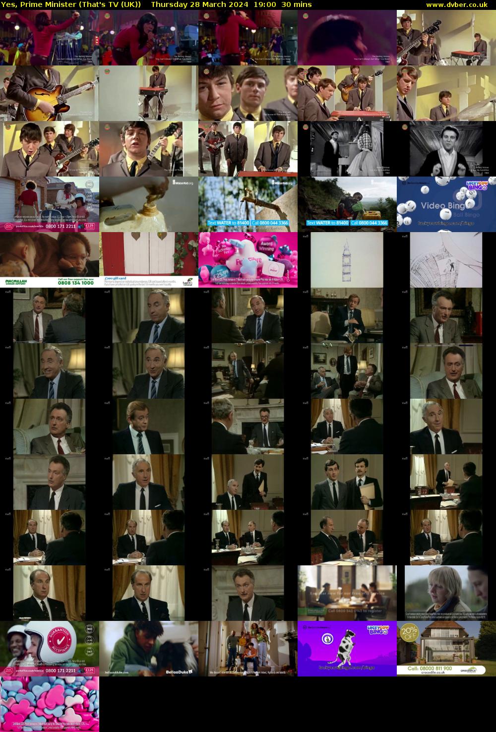 Yes, Prime Minister (That's TV (UK)) Thursday 28 March 2024 19:00 - 19:30
