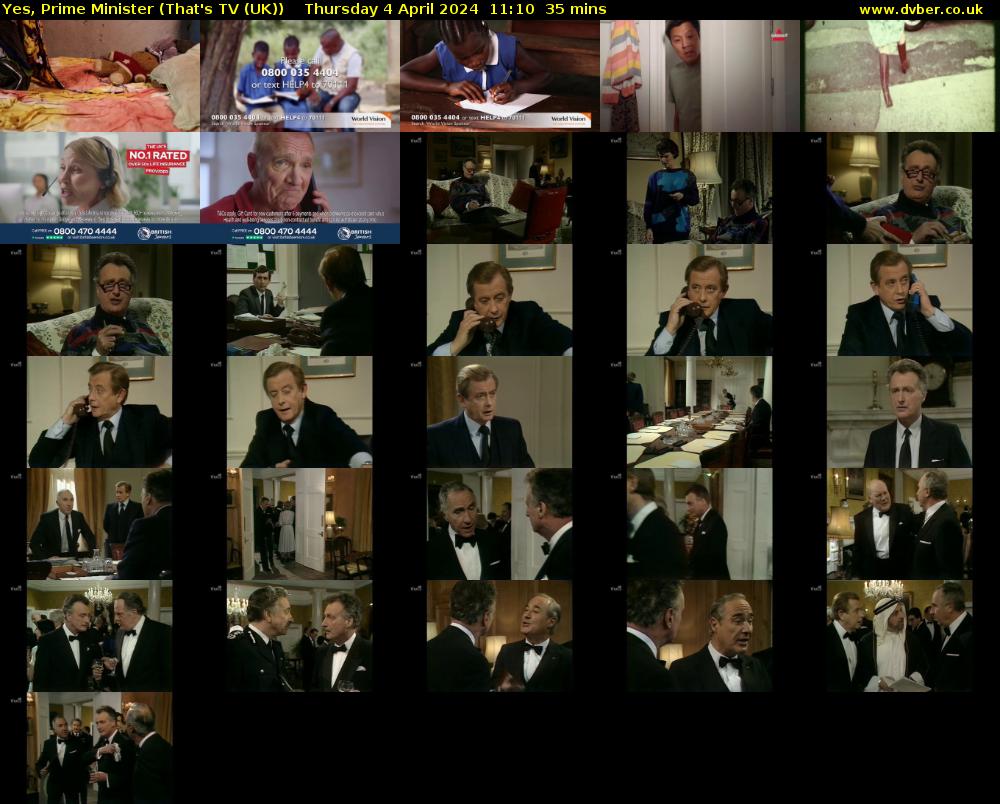Yes, Prime Minister (That's TV (UK)) Thursday 4 April 2024 11:10 - 11:45
