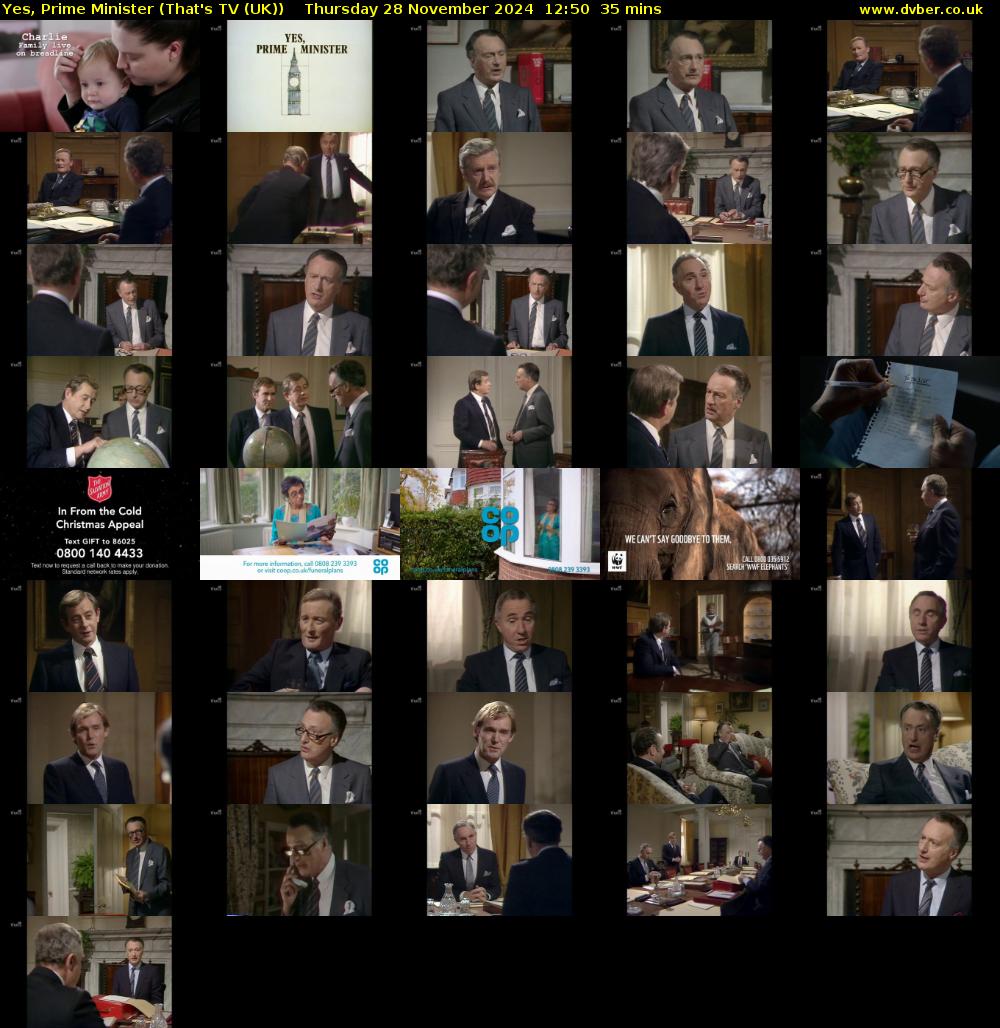 Yes, Prime Minister (That's TV (UK)) Thursday 28 November 2024 12:50 - 13:25