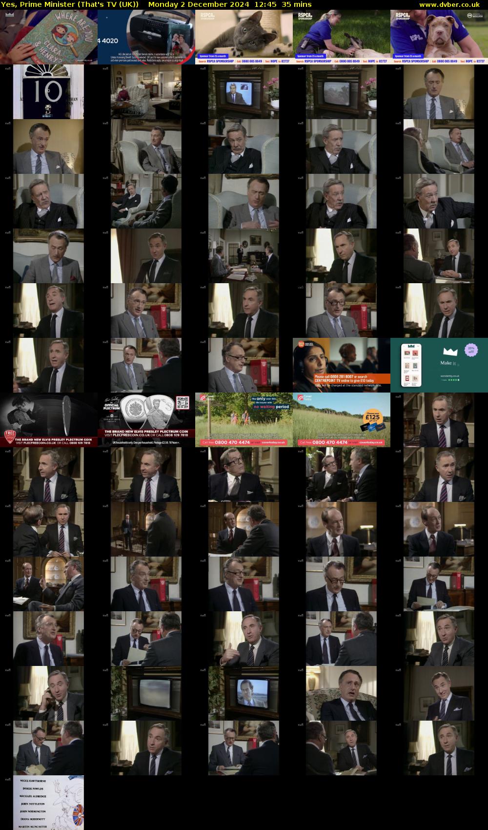 Yes, Prime Minister (That's TV (UK)) Monday 2 December 2024 12:45 - 13:20