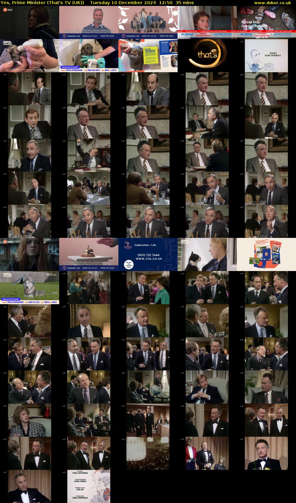 Yes, Prime Minister (That's TV (UK)) Tuesday 10 December 2024 12:50 - 13:25