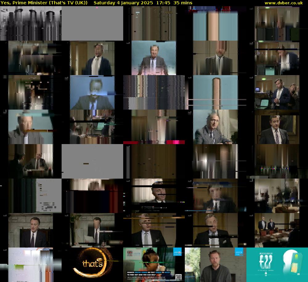Yes, Prime Minister (That's TV (UK)) Saturday 4 January 2025 17:45 - 18:20