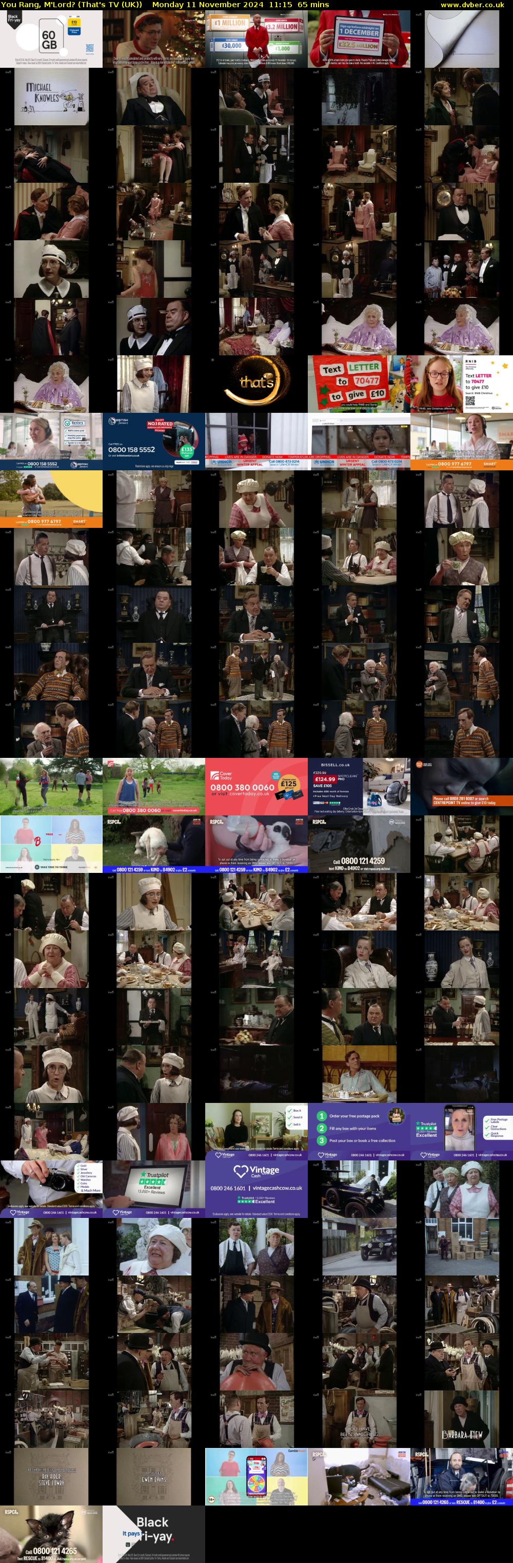 You Rang, M'Lord? (That's TV (UK)) Monday 11 November 2024 11:15 - 12:20