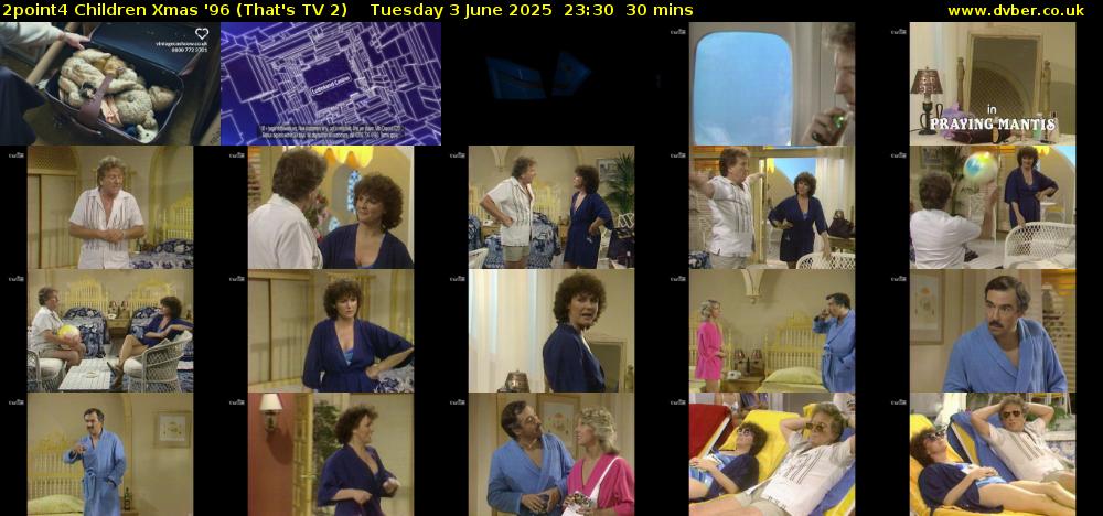 2point4 Children Xmas '96 (That's TV 2) Tuesday 3 June 2025 23:30 - 00:00
