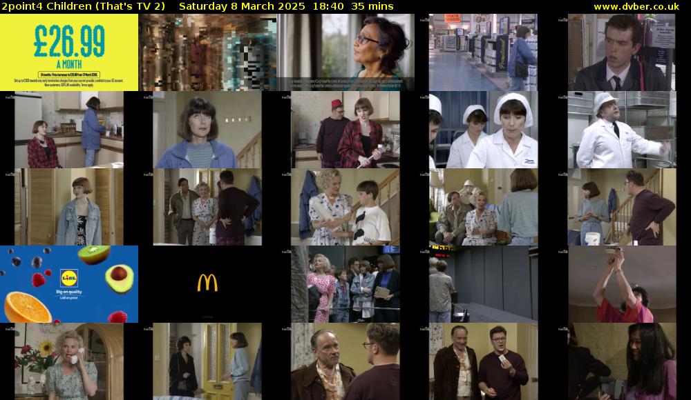 2point4 Children (That's TV 2) Saturday 8 March 2025 18:40 - 19:15