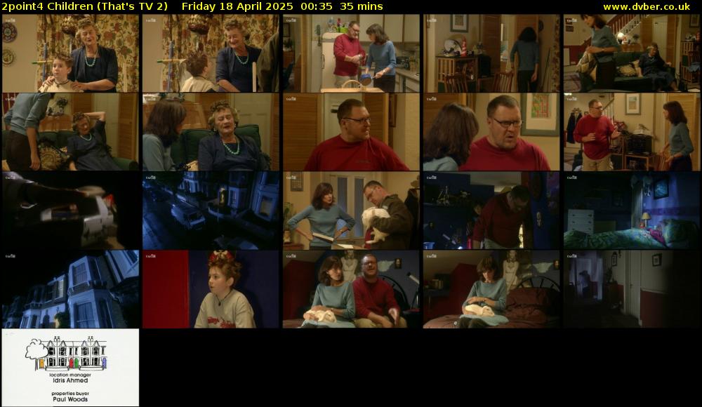 2point4 Children (That's TV 2) Friday 18 April 2025 00:35 - 01:10