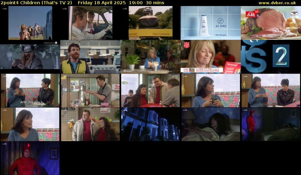 2point4 Children (That's TV 2) Friday 18 April 2025 19:00 - 19:30