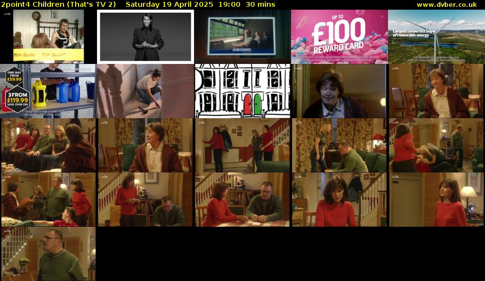 2point4 Children (That's TV 2) Saturday 19 April 2025 19:00 - 19:30