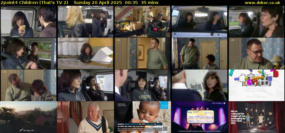 2point4 Children (That's TV 2) Sunday 20 April 2025 00:35 - 01:10